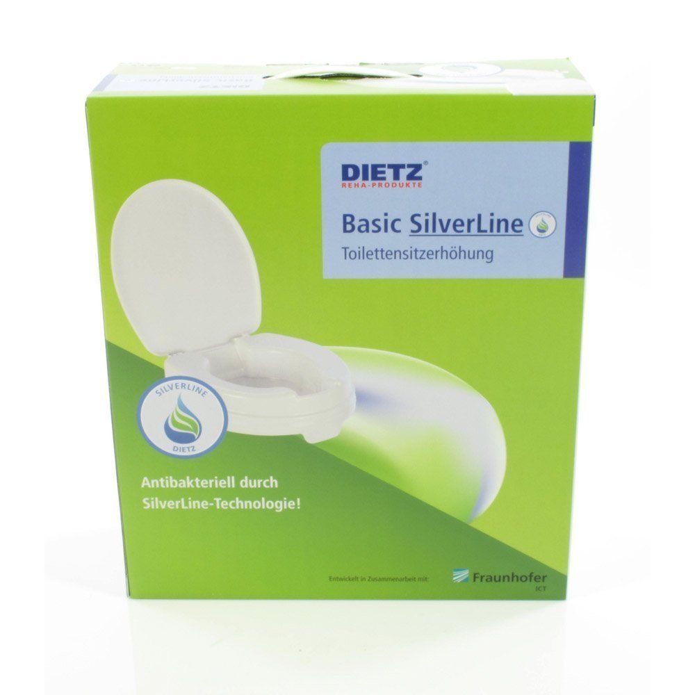 Dietz Toilettensitzerhöhung antimikrobielle Relaxon Biomaster protected 1 St