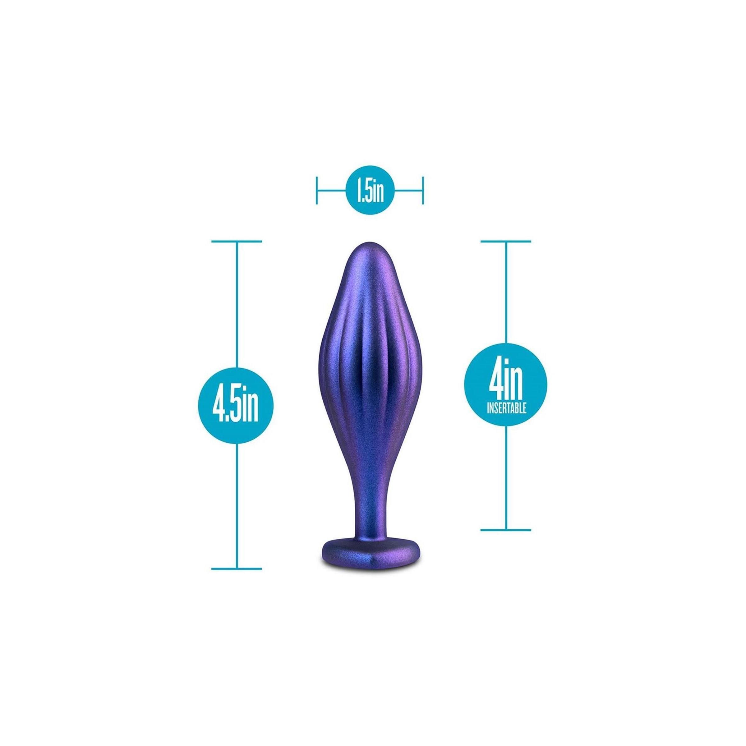Blush - ANAL ADVENTURES MATRIX WAVY BLING Plug SAPPHIRE
