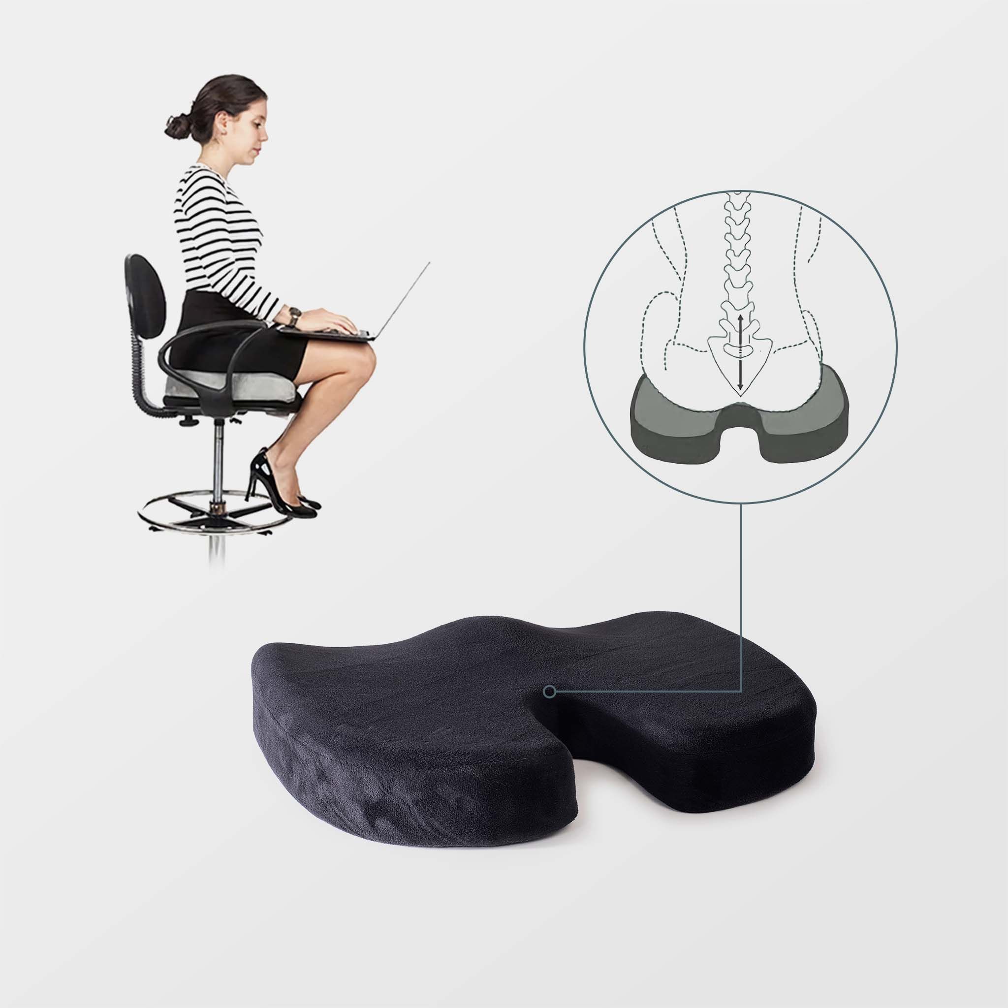 SHAPEVITAL Orthopädisches Sitzkissen - Ergonomische Sitzauflage