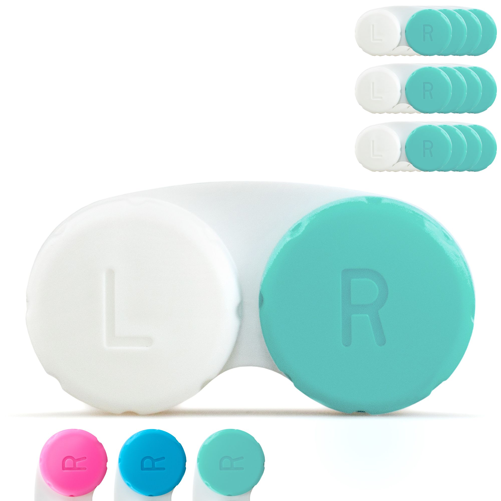 Tampen Kontaktlinsenbehälter 12er - grün 1 St Behälter