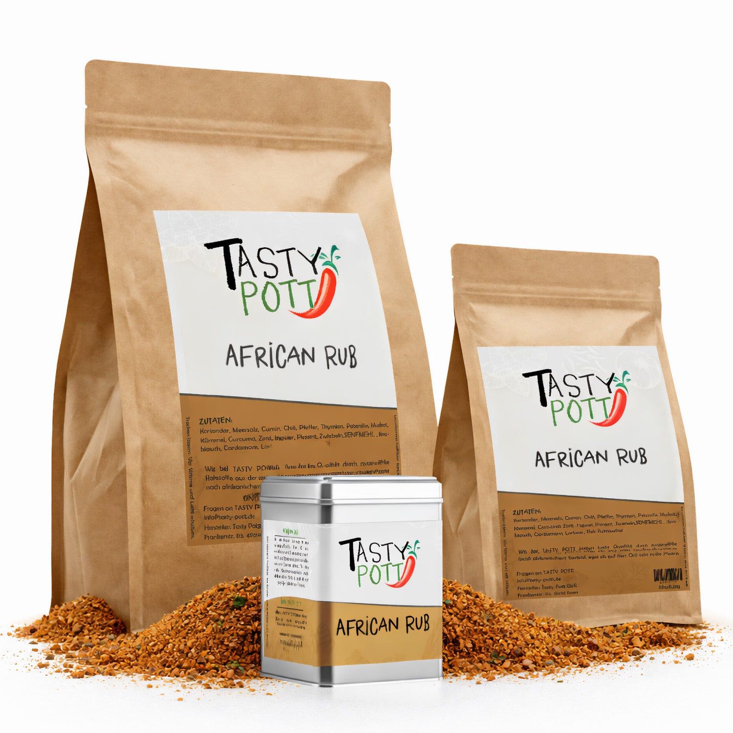 Tasty-Pott Tasty Pott African Rub 250 g