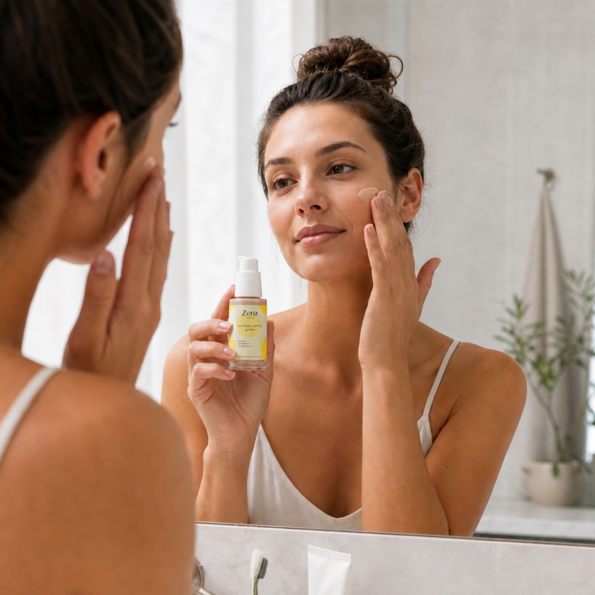 Zero Skin Sun Protect SPF30, getönt - ausgleichender Sonnenschutz mit Hyaluronsäure & Sanddorn