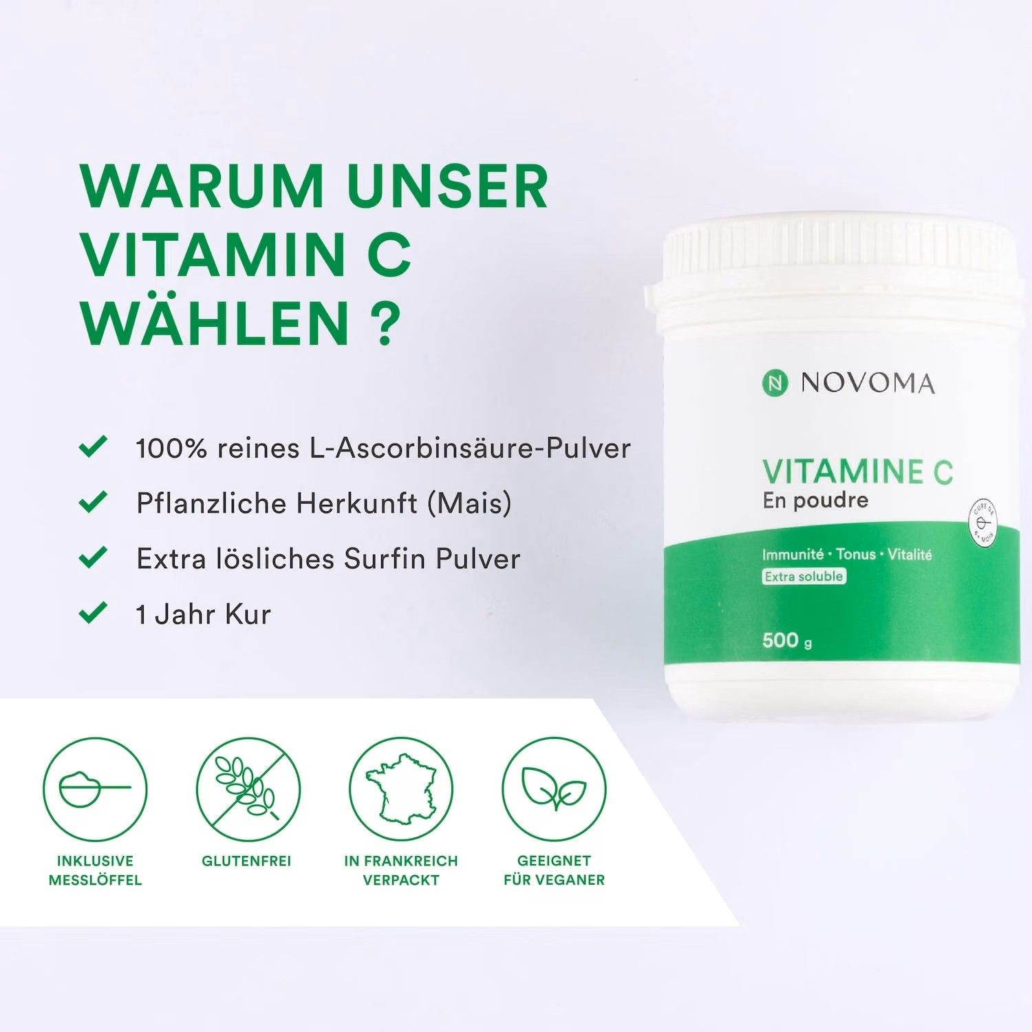 Novoma Vitamin-C-Pulver Angebot