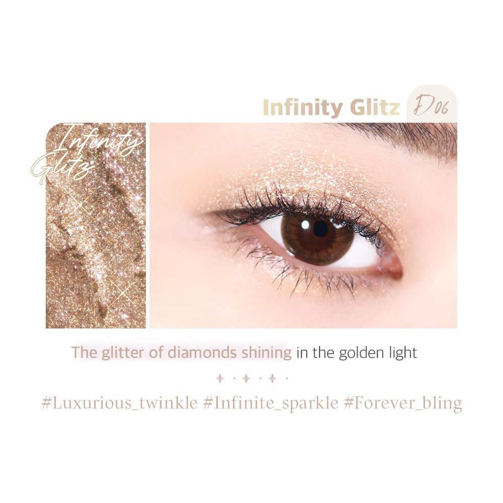 BLACK ROUGE Drop Eyes Stick Glitz Eyeshadow D06 Infinity Glitz