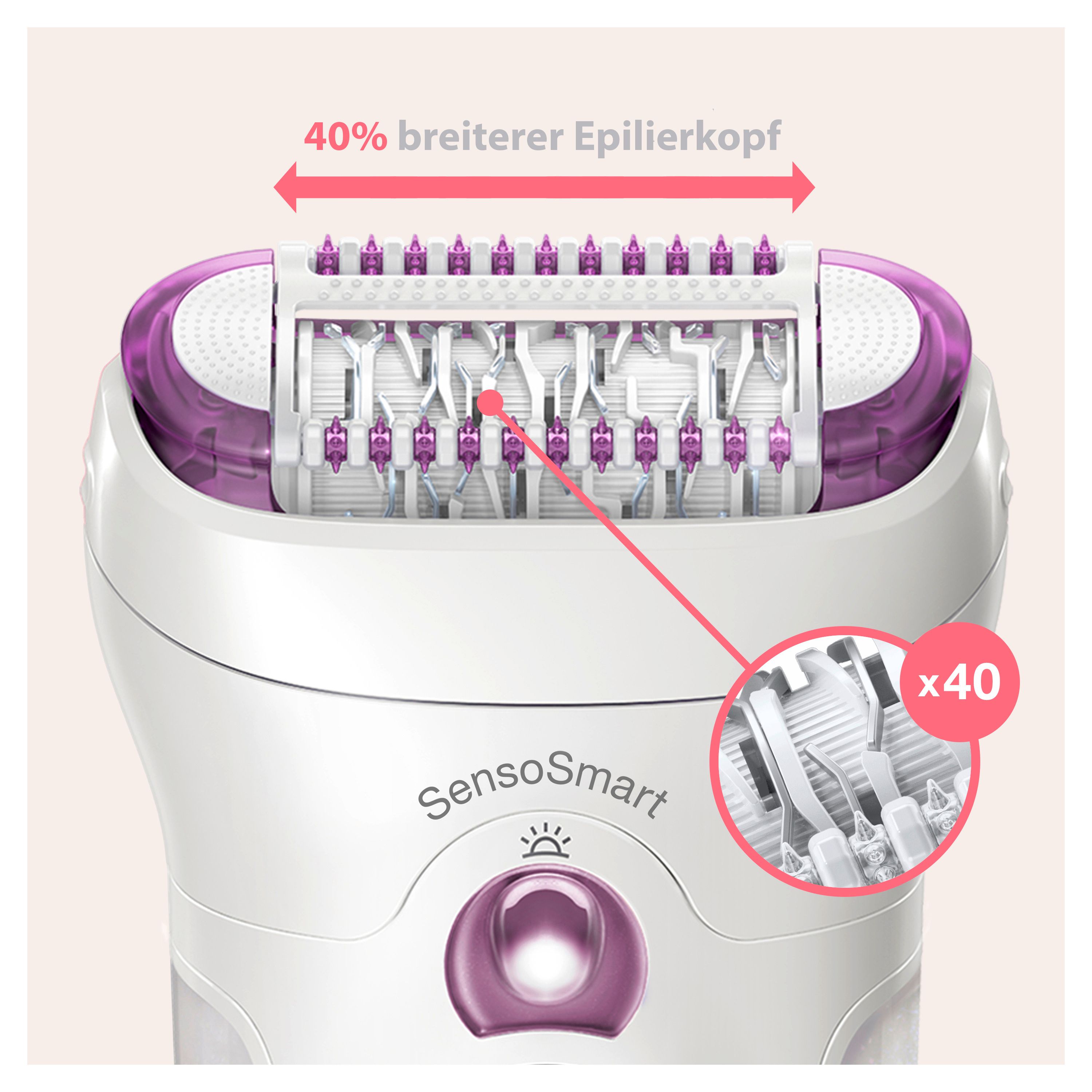 Braun - Epilierer "Silk-épil 9-735" Purple