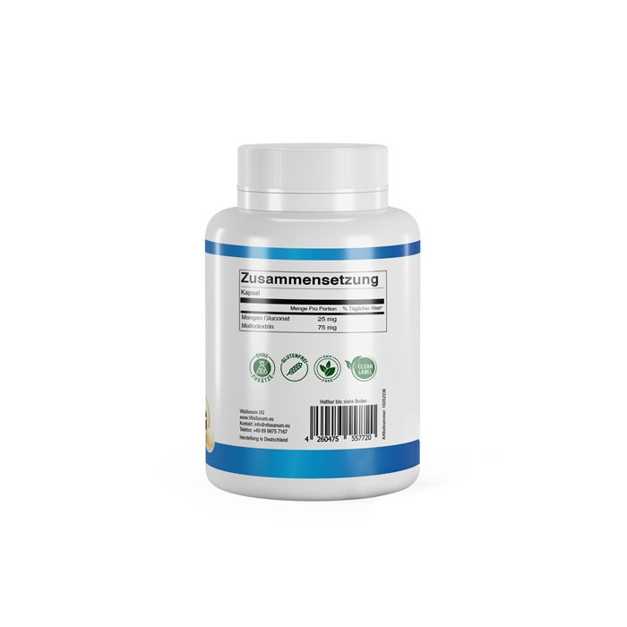 VitaSanum®- Mangan (Mangan Gluconat) 60 St Kapseln