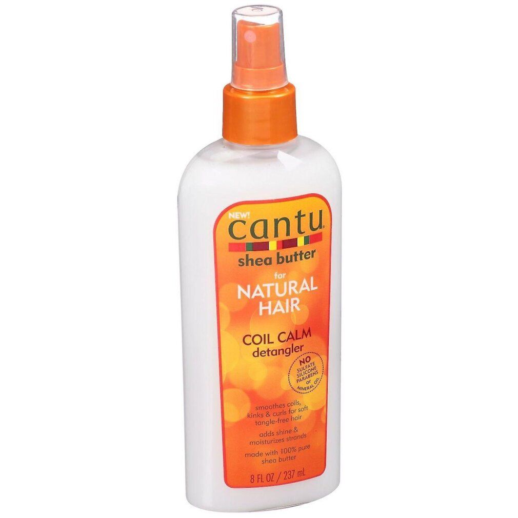 Cantu Coil Calm Detangler Flasche mit Sprühkopf. Für natürliche Haare.
