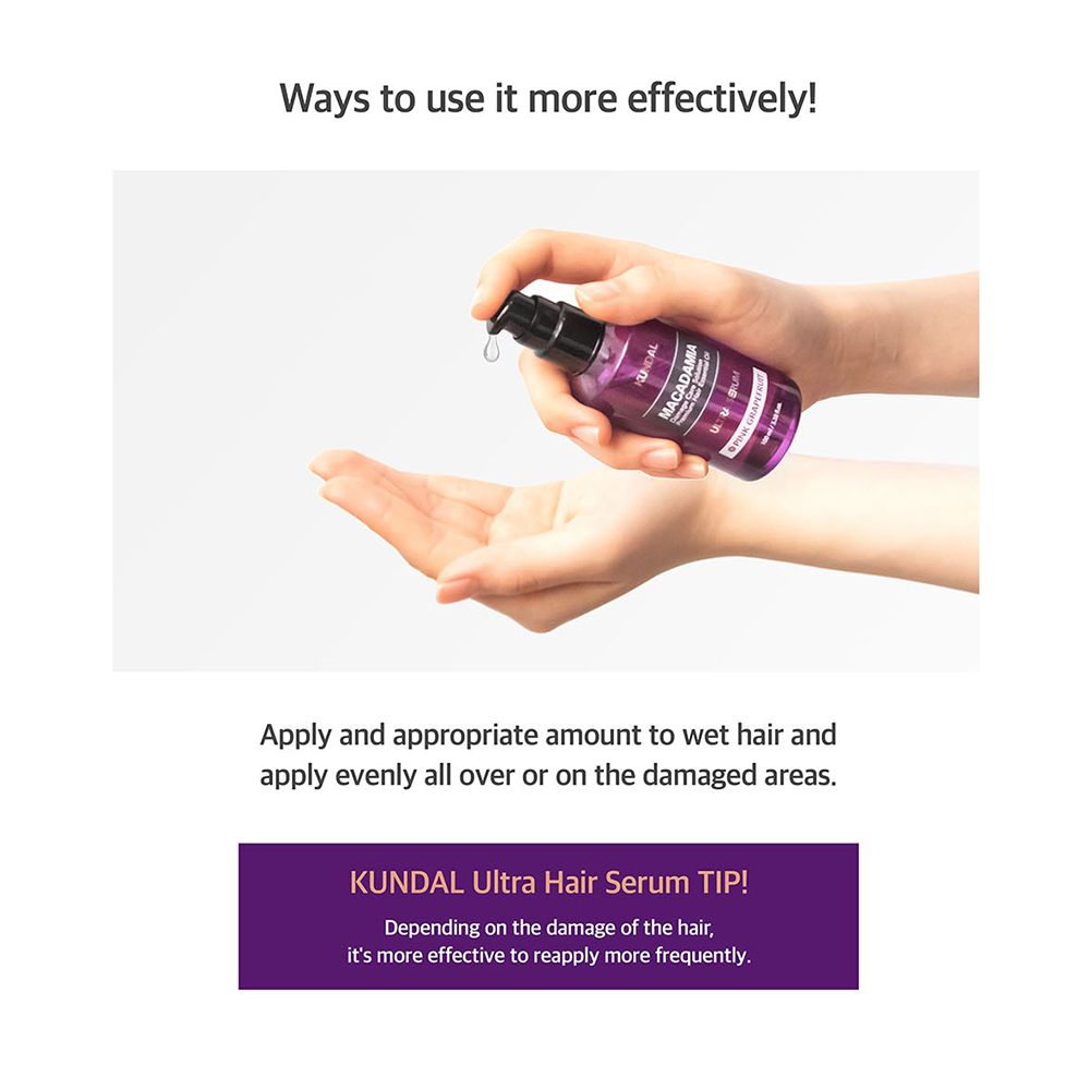 KUNDAL Macadamia Ultra Haarserum White Musk – Glanz & Anti-Frizz