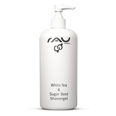 RAU Cosmetics White Tea & Sugar Beet Showergel pflegendes Duschgel für einen intensiven Duschgenuss
