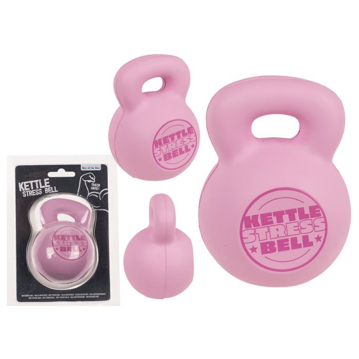 Out of the Blue Antistress-Ball, Kettlebell, Pink
