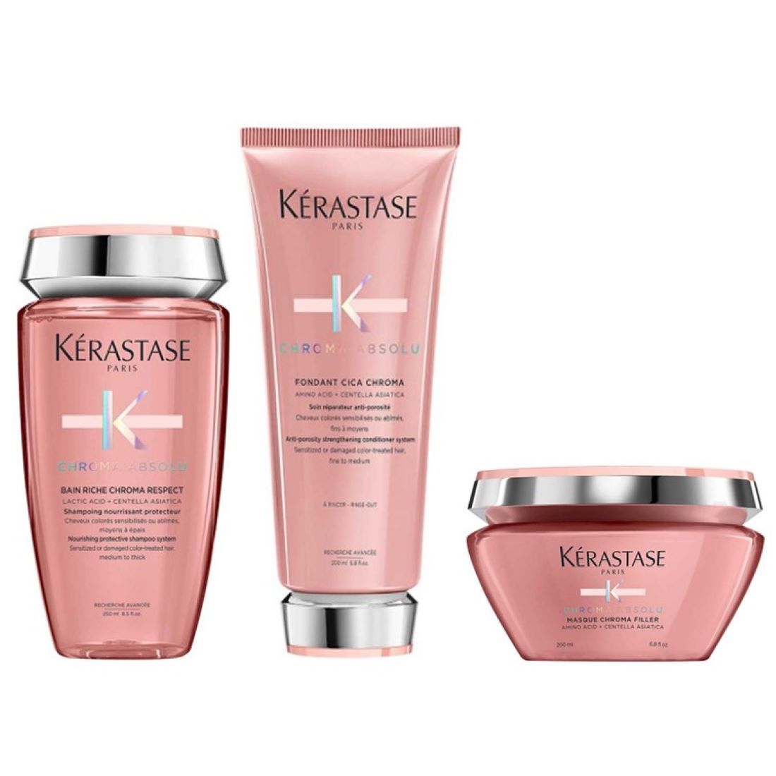 Kérastase Chroma Absolu Riche Set (Bain / Fondant Masque) 650 ml