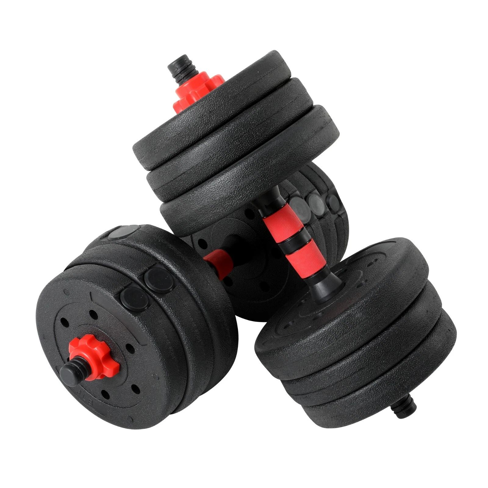FFitness Set Manubri Regolabili Convertibili da 10 Kg FF