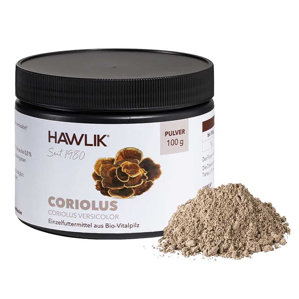 Hawlik Bio Coriolus Vitalpilz Pulver für Tiere 100 g