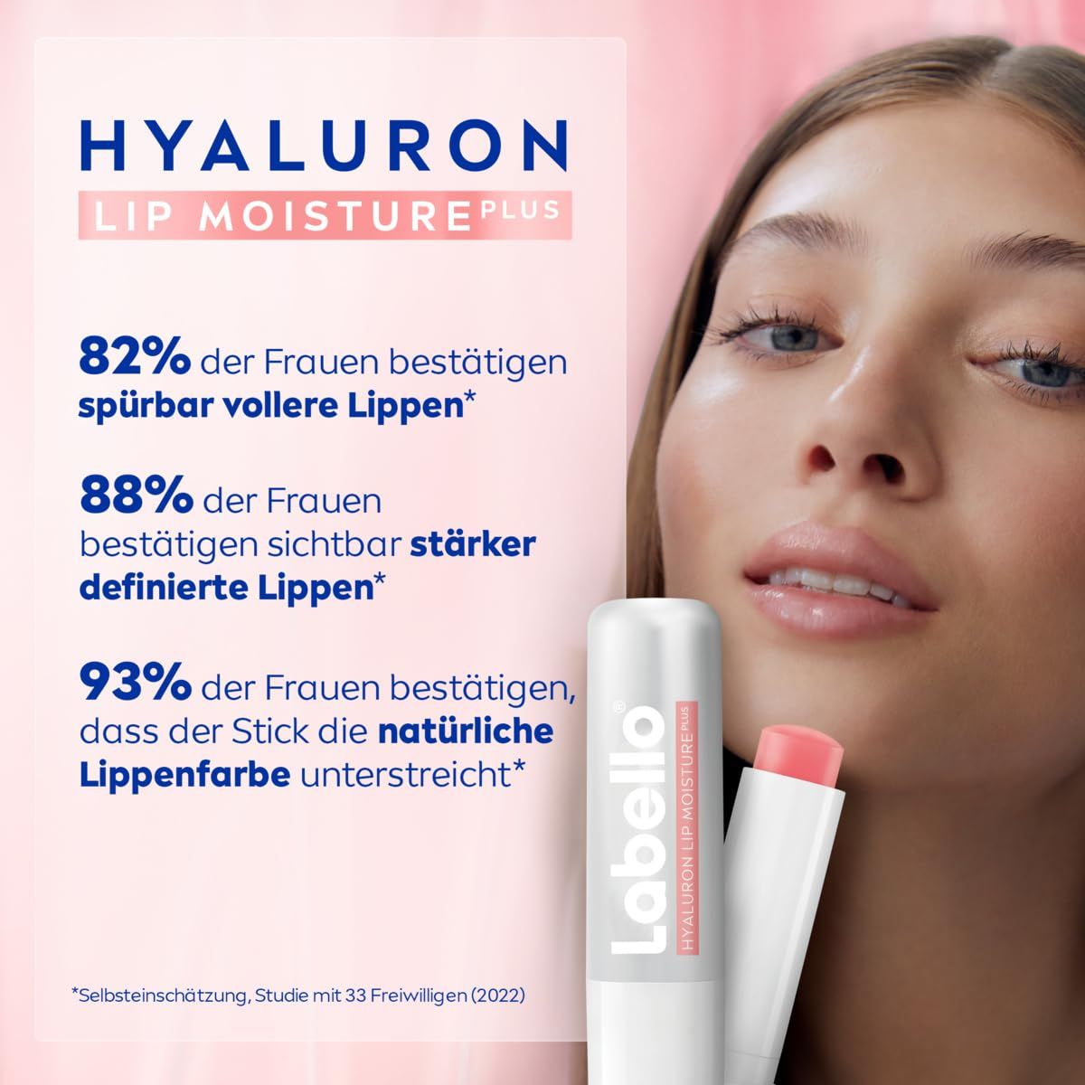 Labello HYALURON LIP MOISTURE PLUS Routine Set Clear & Rosé