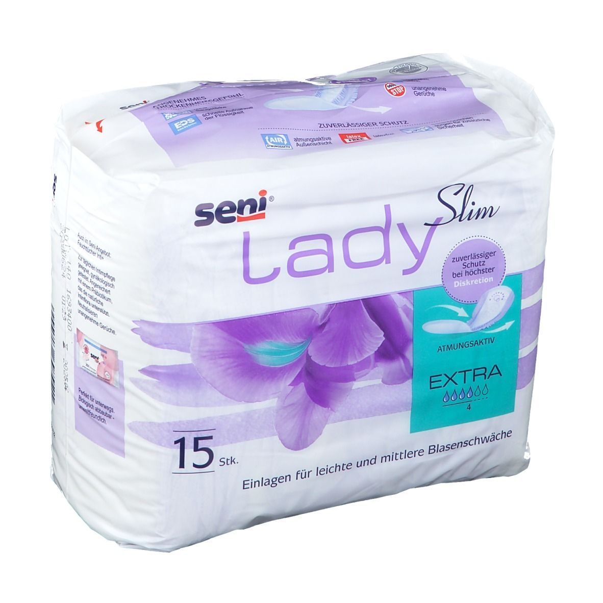 Seni Lady Slim Inkontinenzeinlage extra 15 St Einlagen