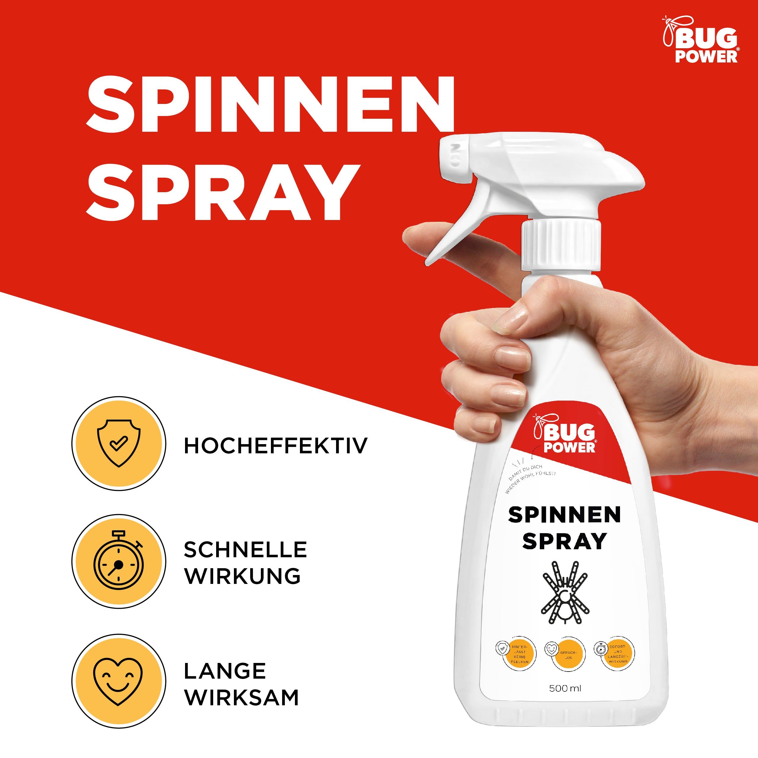 BugPower Spinnen Spray