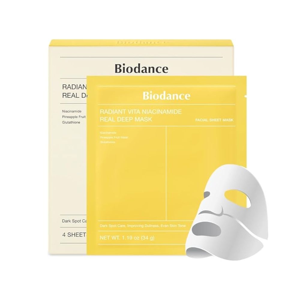 Biodance Radiant Vita Niacinamide Real Deep Mask 4ea