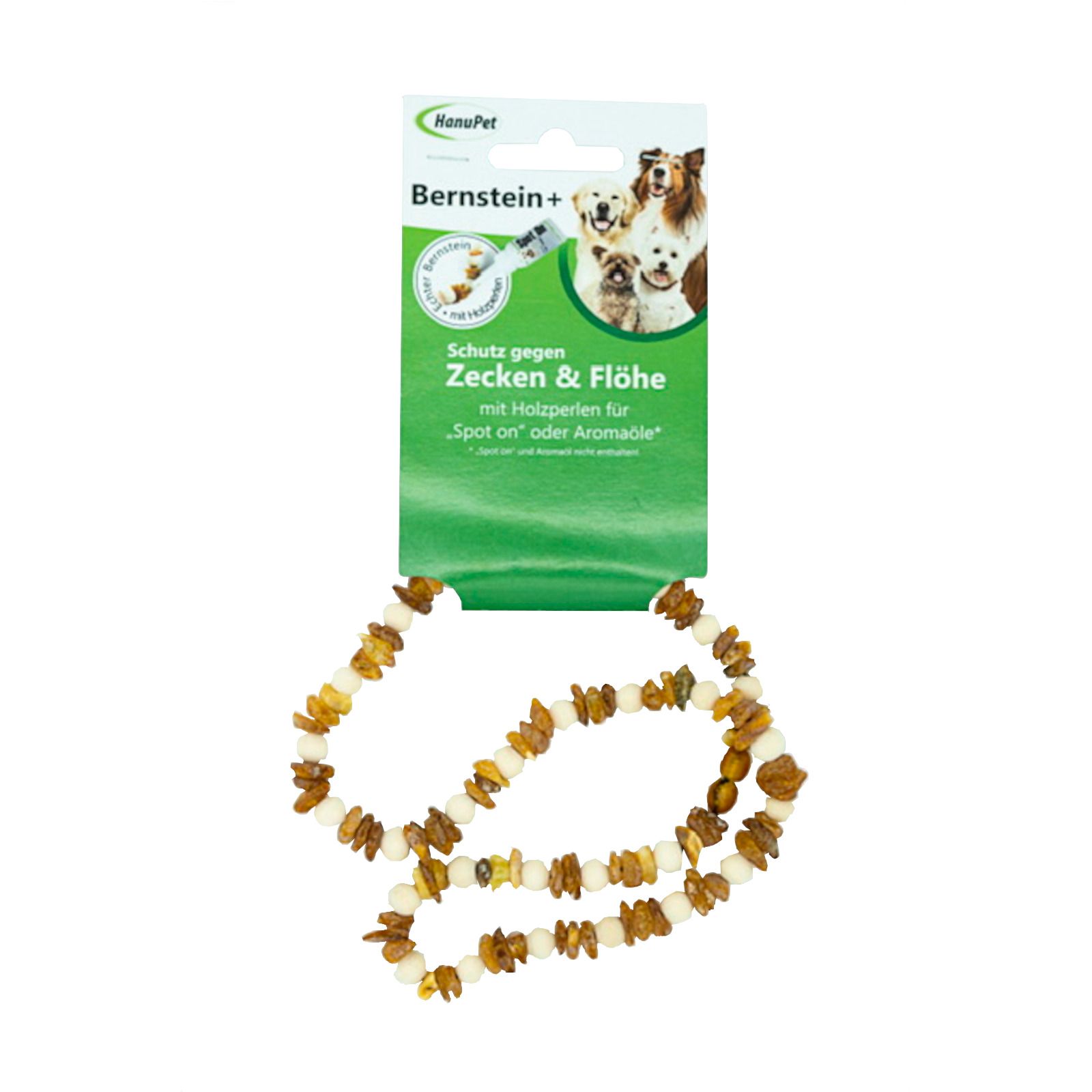 Bernsteinkette Zecken- und Flohhalsband für Katzen