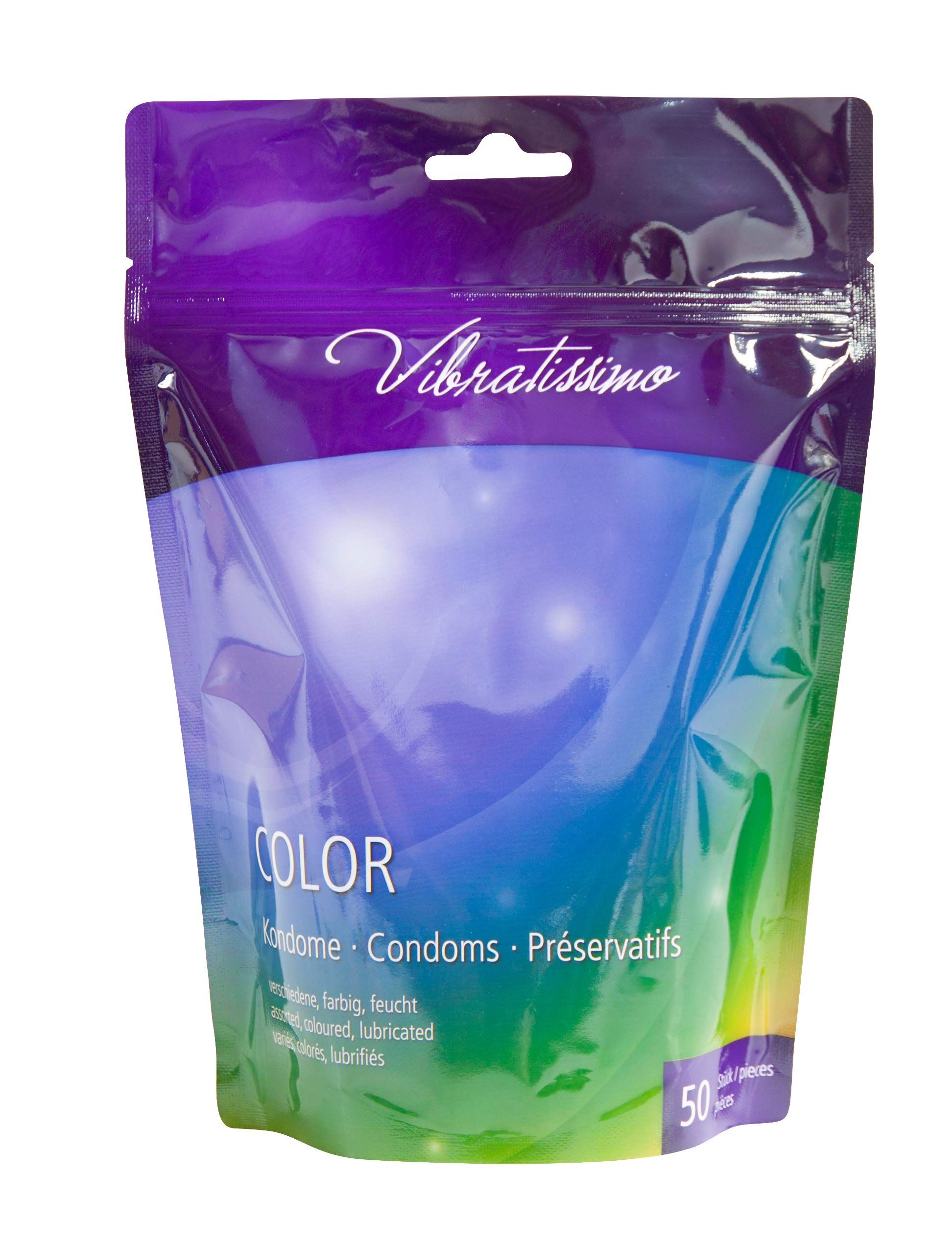 Vibratissimo Kondome Color 53mm 50 St