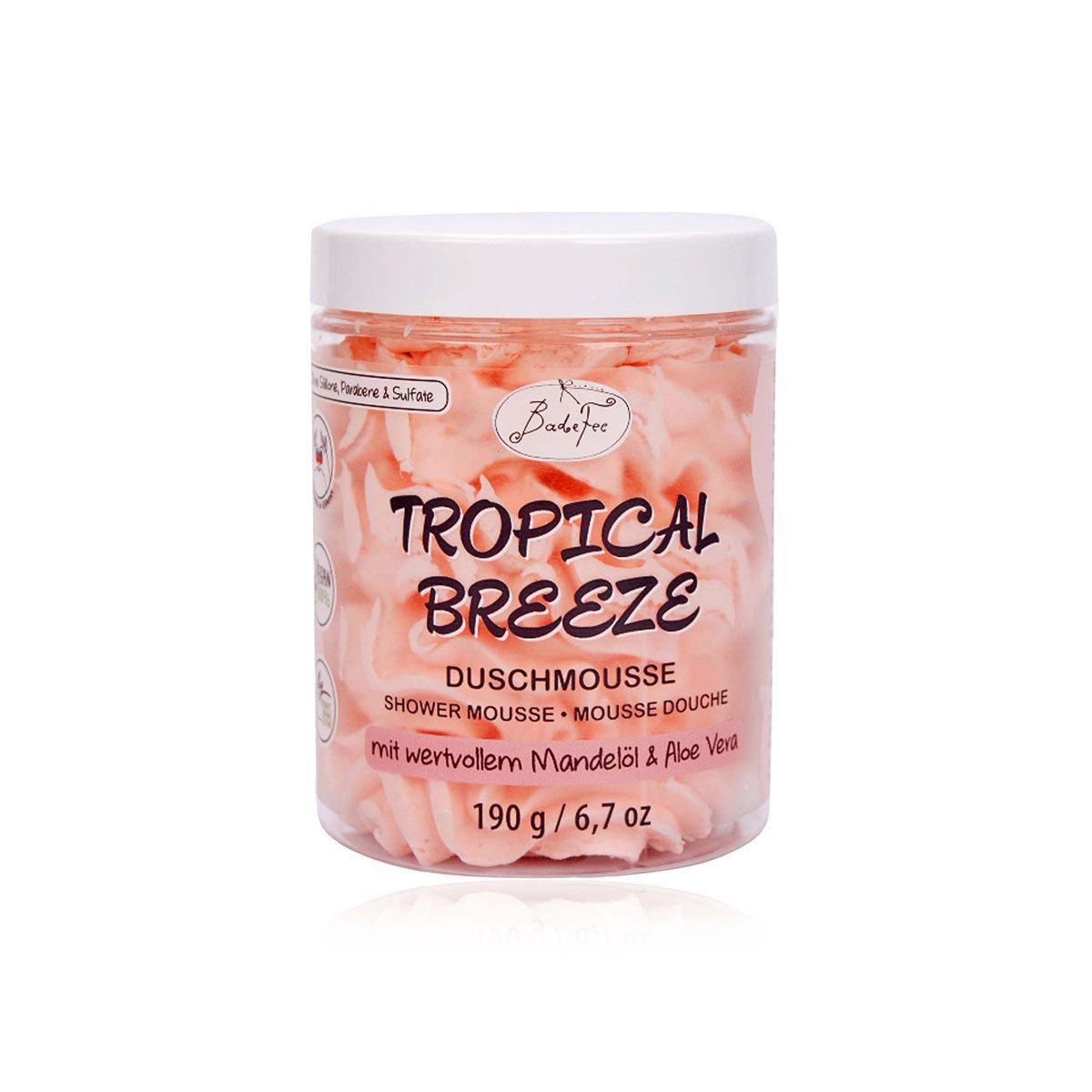 Badefee Körper Shower Mousse Duschmousse Tropical Breeze 190 g