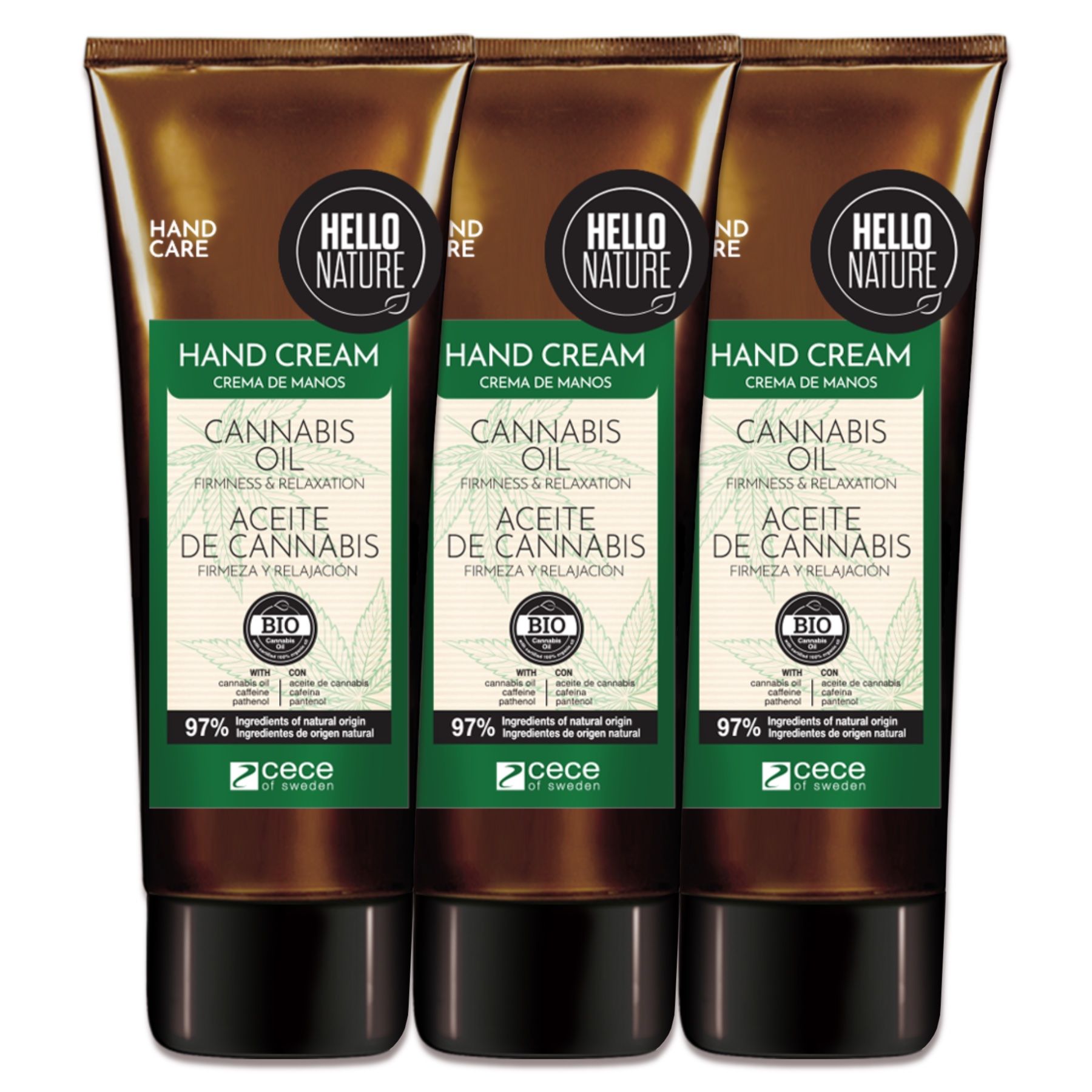 Hello Nature Handcreme für Handpflege mit Hanföl