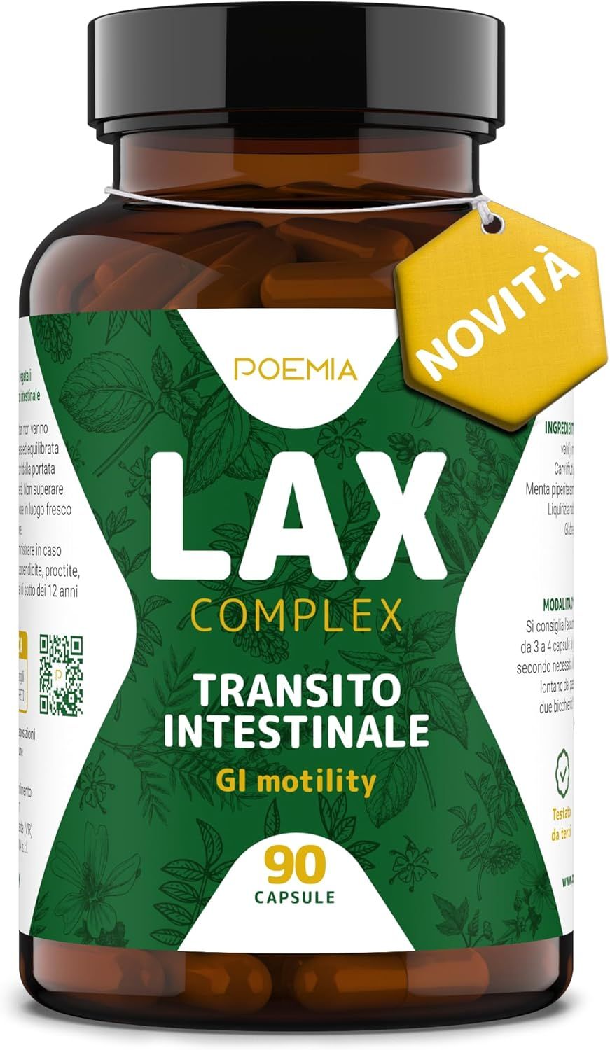 Poemia Lassativo Naturale Alle Erbe Per Stitichezza Ammorbidente Feci Lax