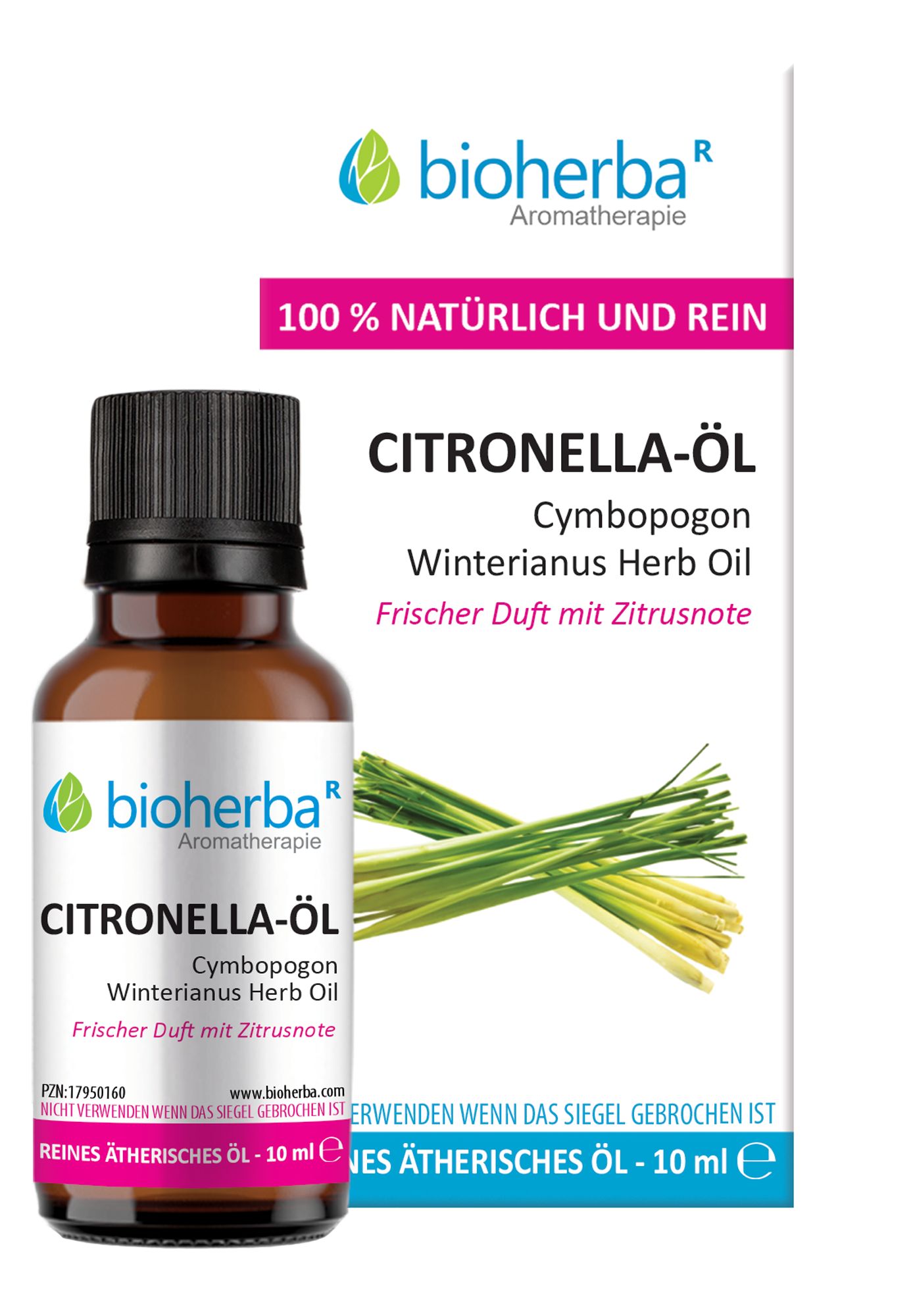 Bioherba Citronella-Öl Reines ätherisches Öl