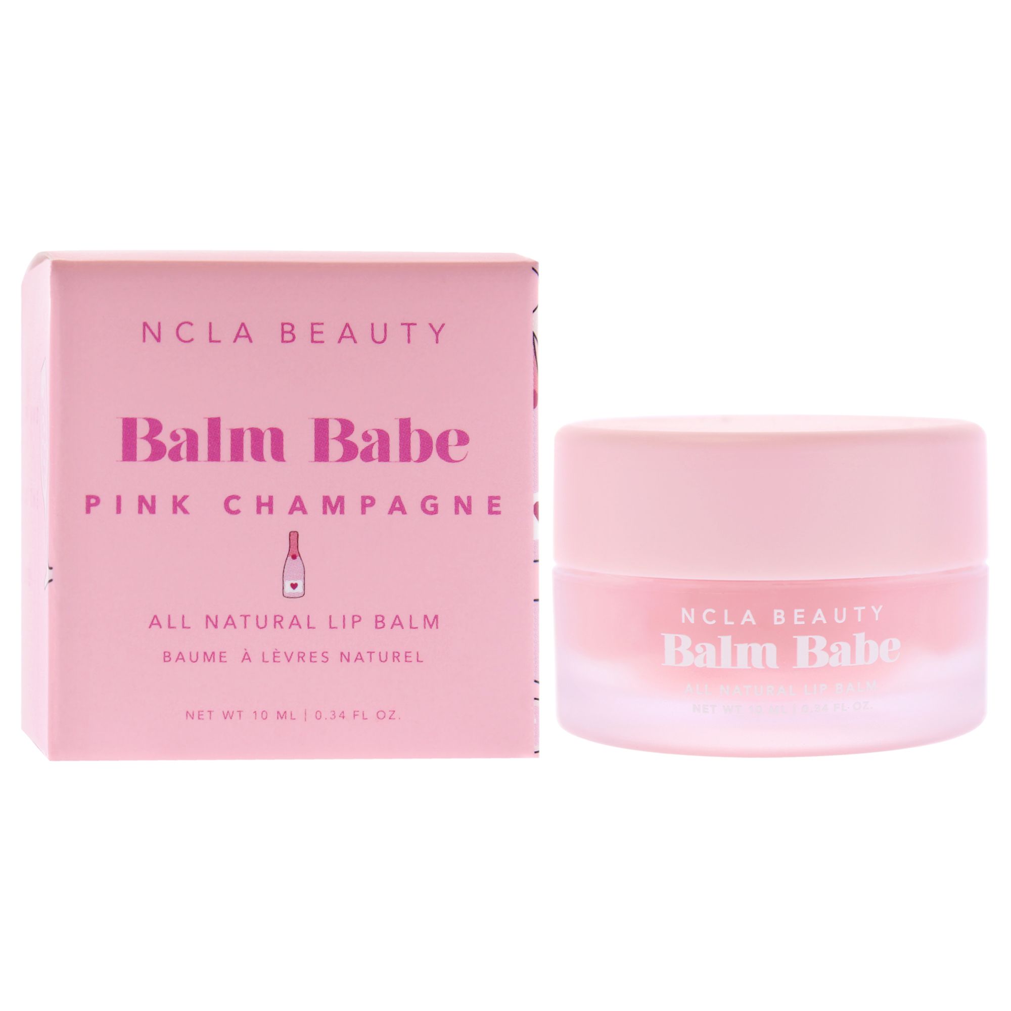 Balm Babe natürlich Lippenbalsam - Pink Champagne von NCLA