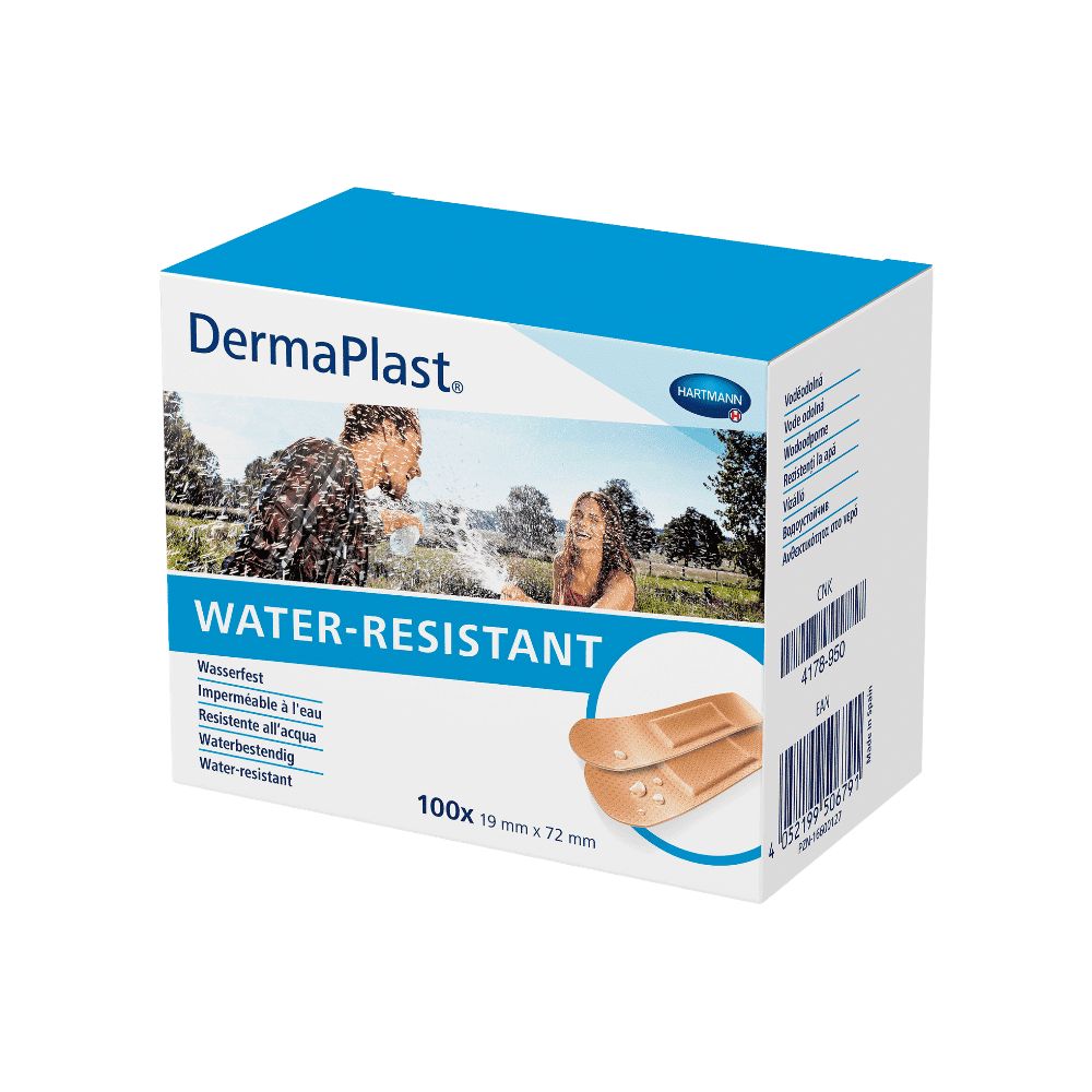 Hartmann DermaPlast® Water-Resistant Pflasterstrips 19 x 72 mm 36 St Pflaster