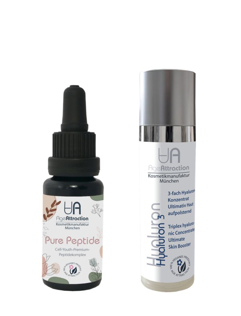 AGE Attraction - Hautaufbau Boost: Pure Peptide + Hyaluron Serum 60 ml