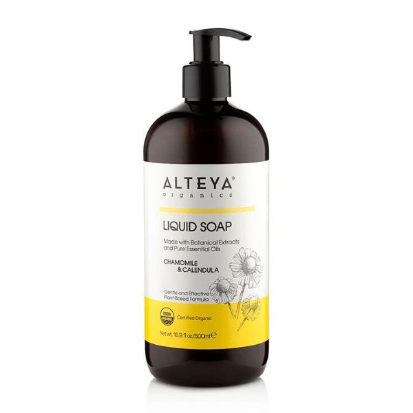 Alteya Organics Kamille und Ringelblume Flüssigseife
