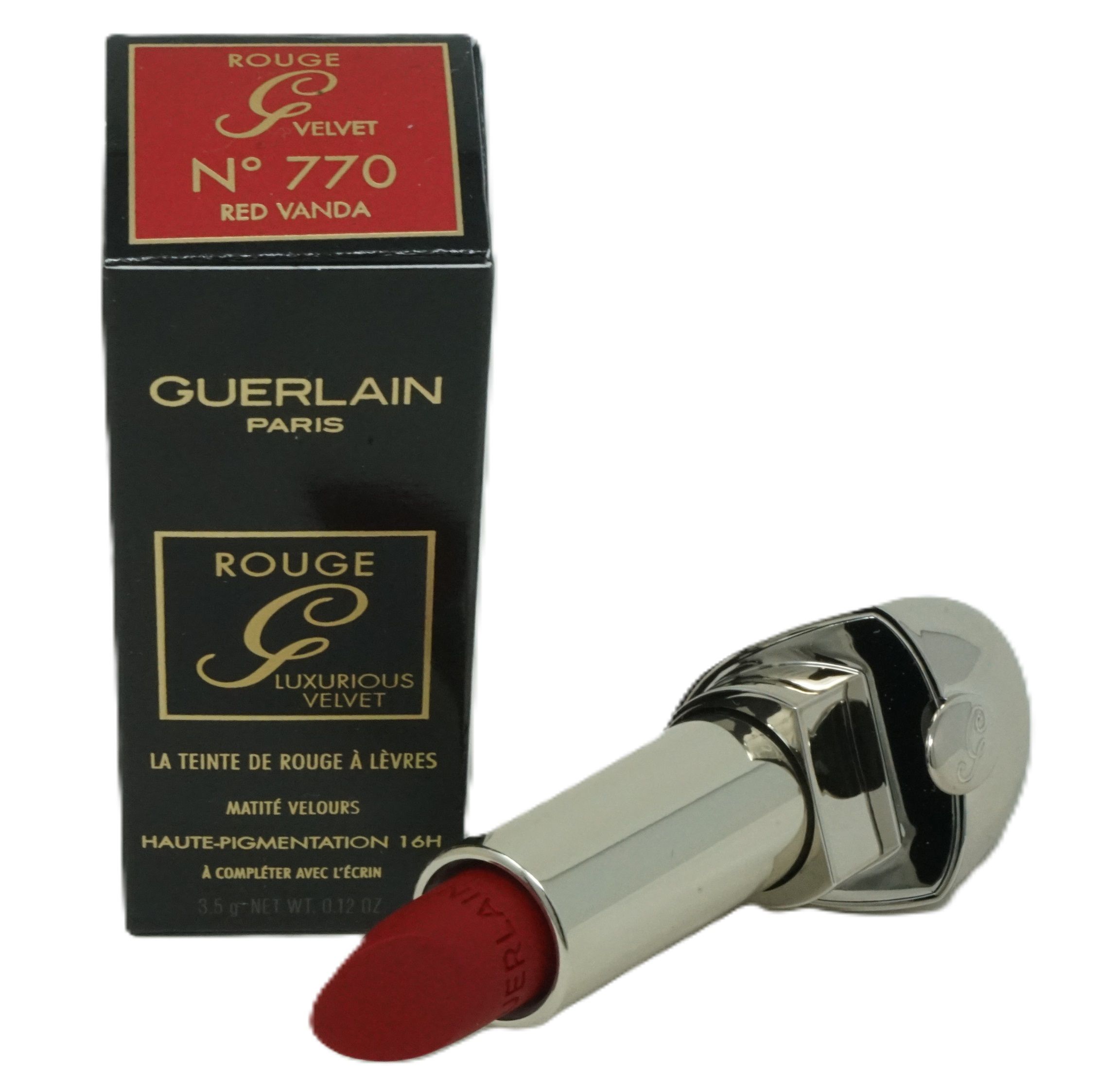 Guerlain Rouge G Luxurious Velvet Matte Lipstick Shade Lippenstift No 770 Red Vanda