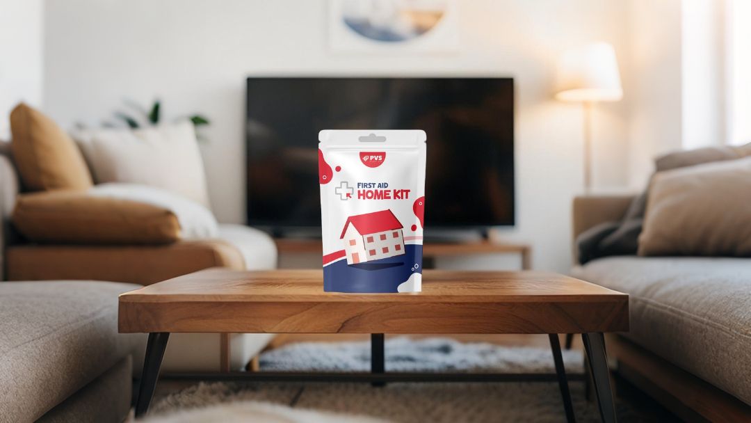 PVS Home First Aid Kit im platzsparenden Beutel