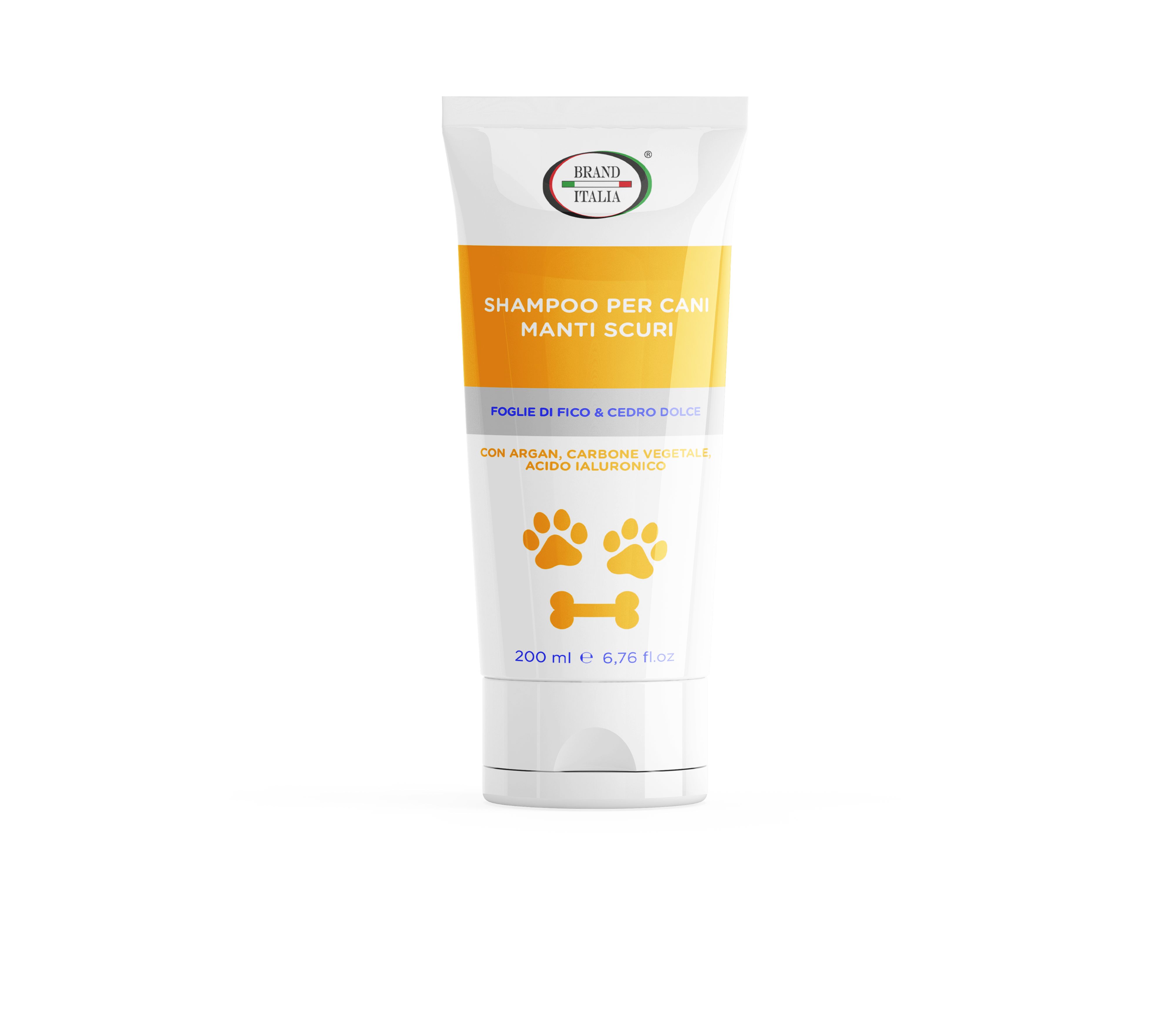 BRAND ITALIA - Shampoo per Cani Manti Scuri