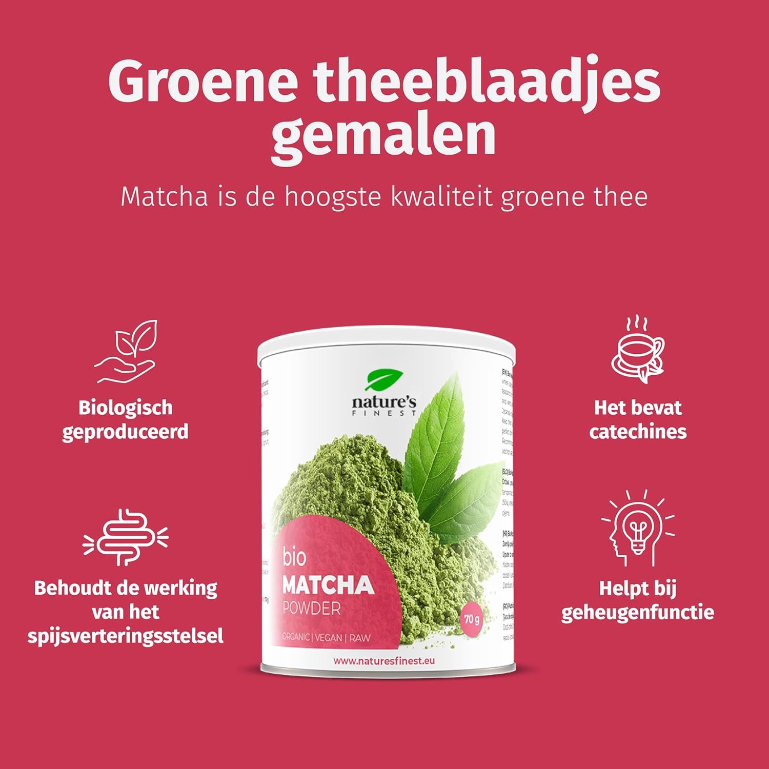 Nature's Finest Matcha Pulver Bio