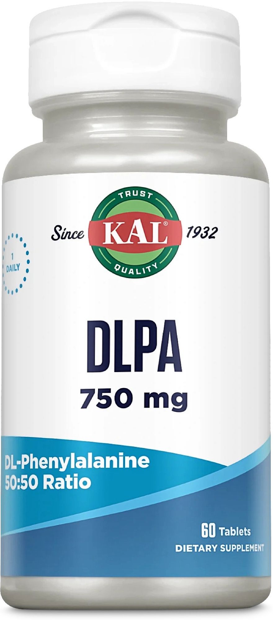 KAL DLPA DL-Phenylalanin 750 mg, 60 Tabletten.