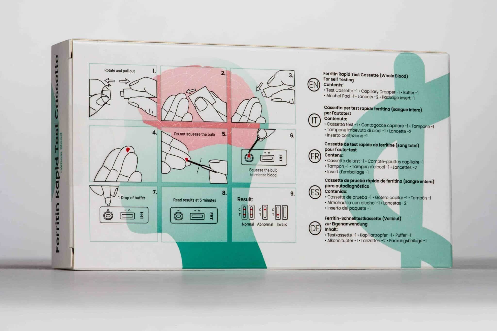 parahealth diagnostics Eisenmangel Ferritin Selbsttest