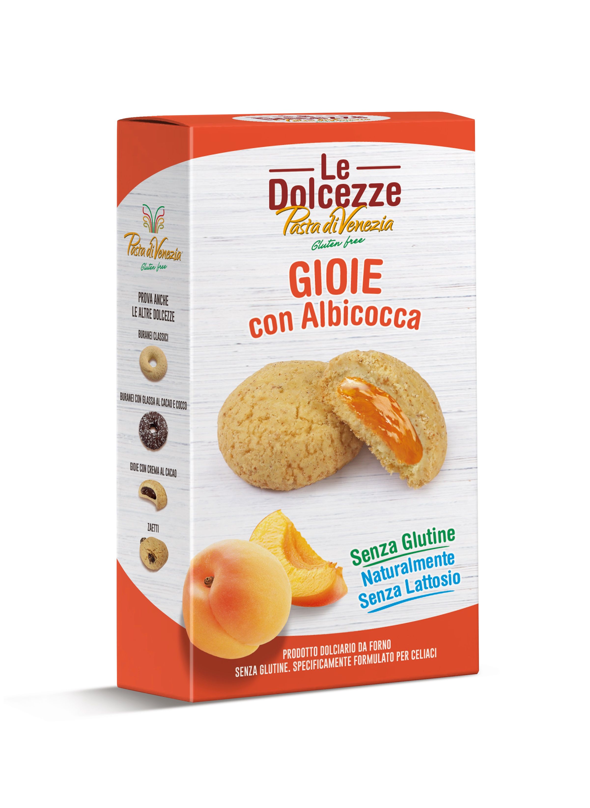 Gioie con Albicocca Senza Glutine - Pasta di Venezia