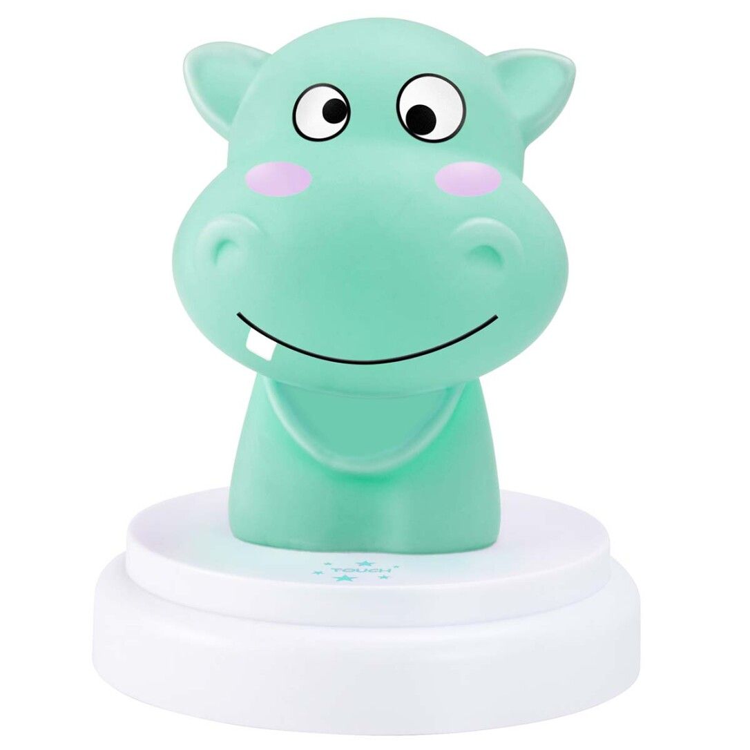 Alecto SILLY HIPPO LED Nachtlicht Nilpferd blau