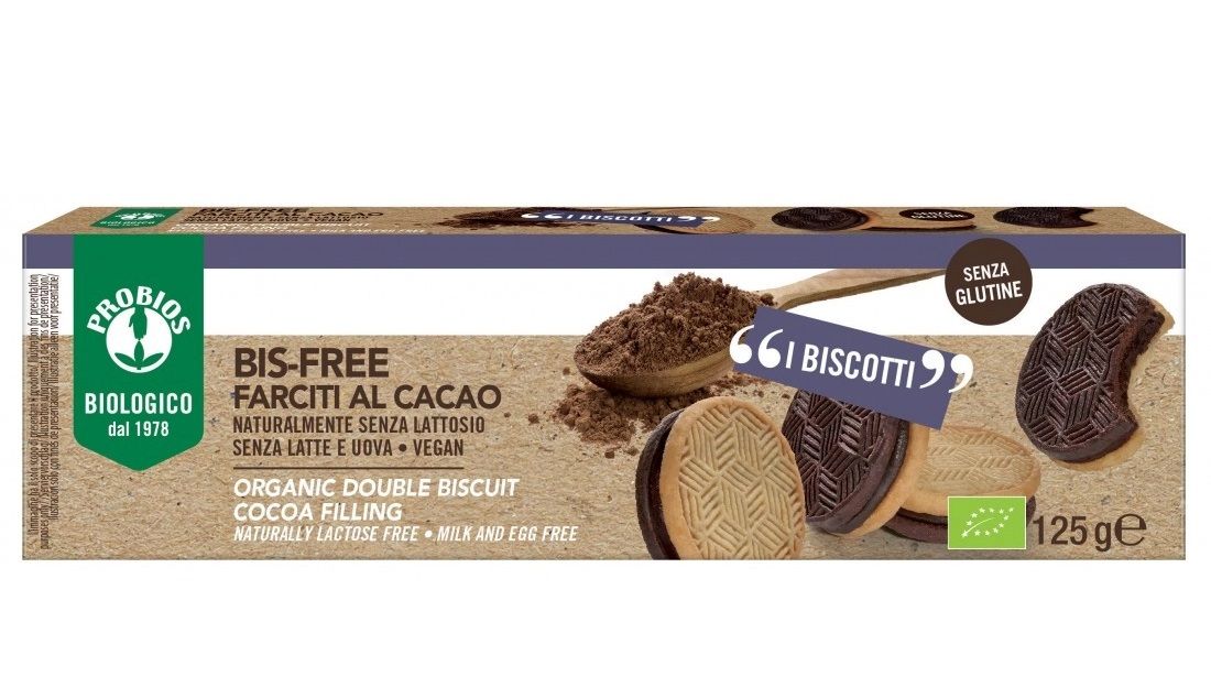Biscotti Senza Glutine Bis-Free al Cacao - Probios
