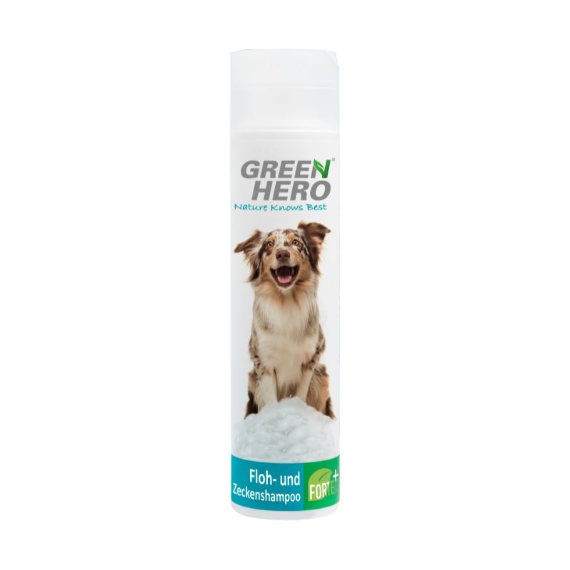 GreenHero Floh- und Zeckenshampoo FORTE