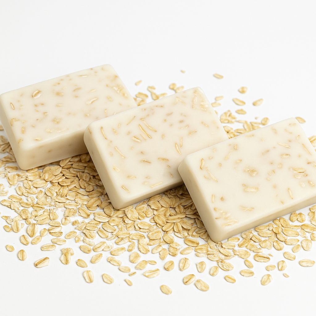 Nesbel Seife Ziegenmilch-Hafer – cremig & sanft | Glycerin & Ziegenmilch