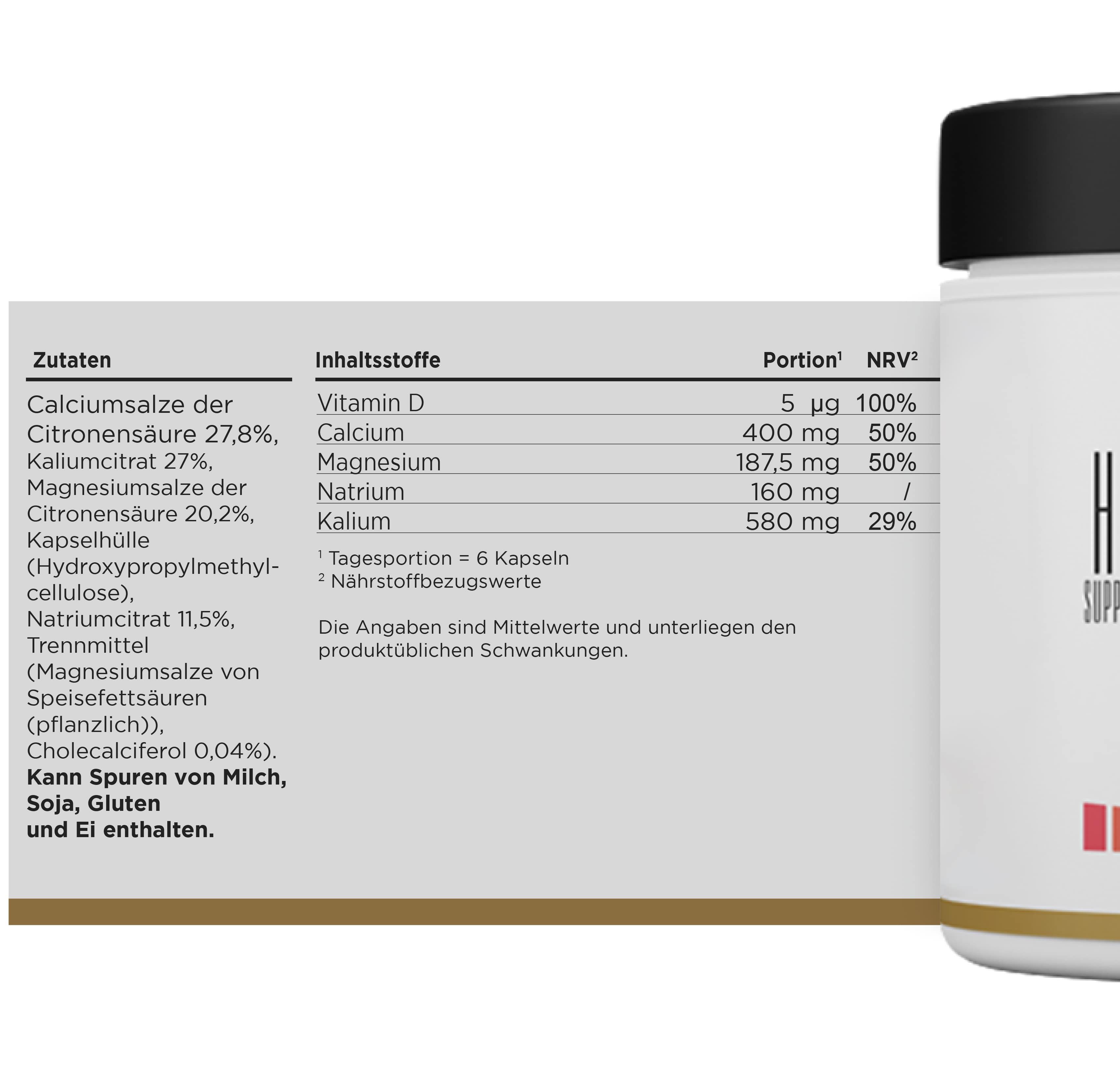 HBN Supplements - Electrolyte & pH-Complex 240 St Kapseln