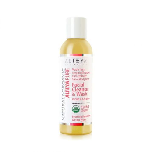 Alteya Organics Reinigendes Gesichtsgel mit Vanille und Geranie 150 ml