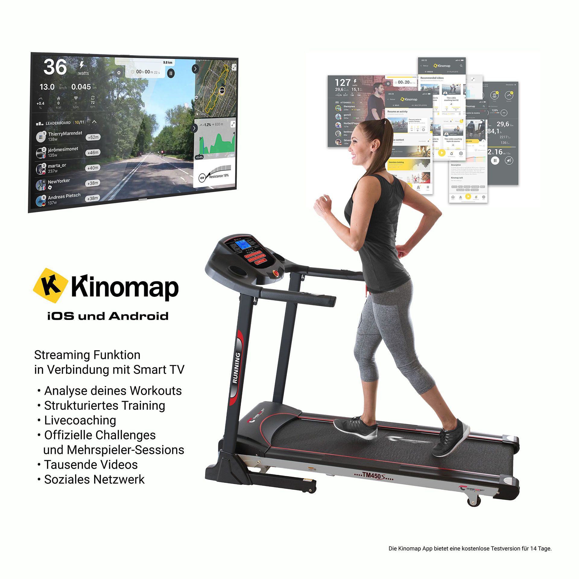 CHRISTOPEIT SPORT Laufband TM 450S
