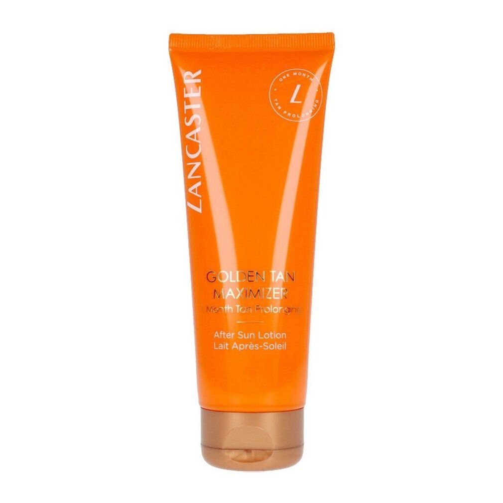 Orange Tube mit "Lancaster Golden Tan Maximizer". "After Sun Lotion".