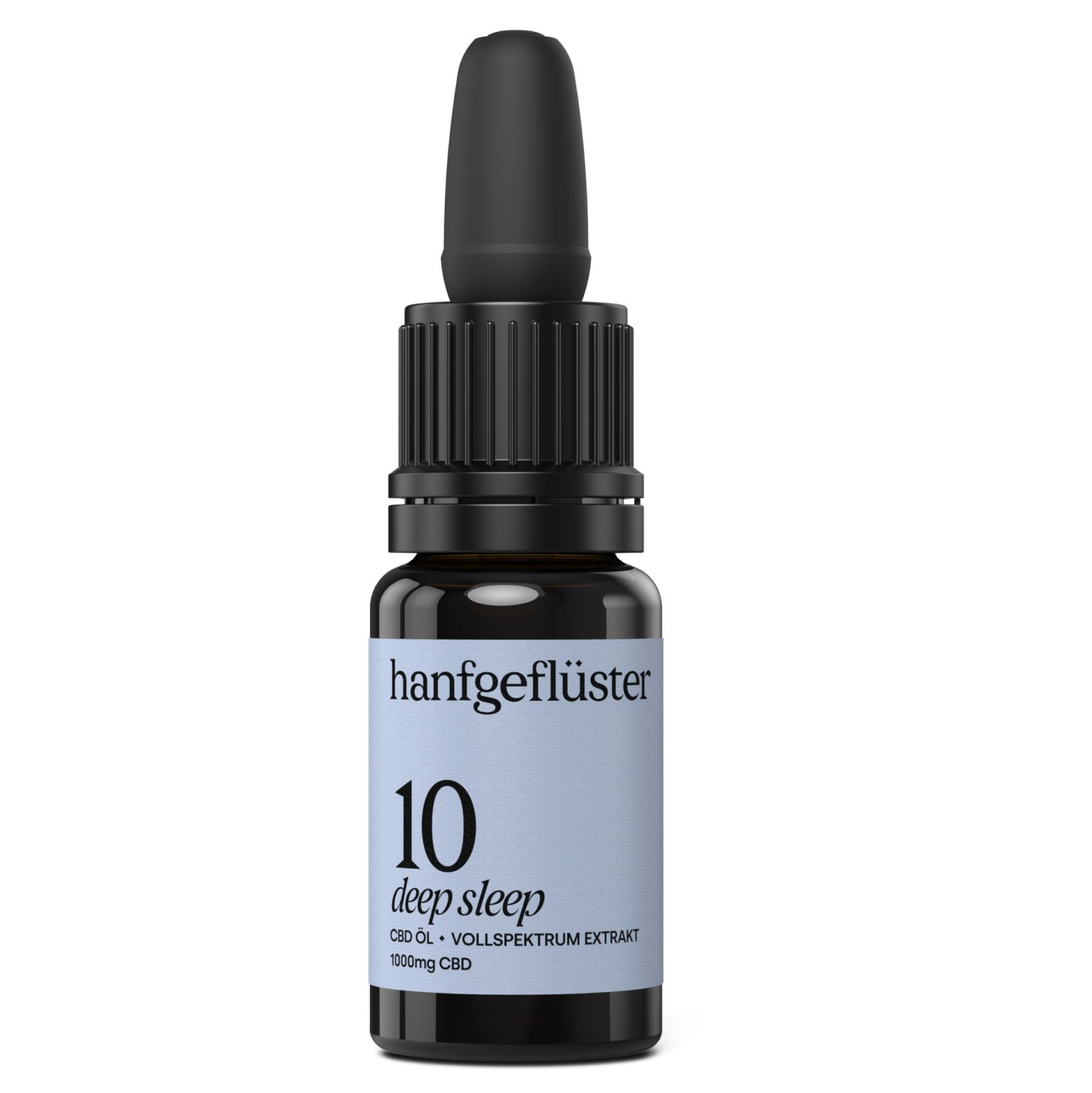 Hanfgeflüster CBD Schlaföl 10% 10 ml Tropfen zum Einnehmen