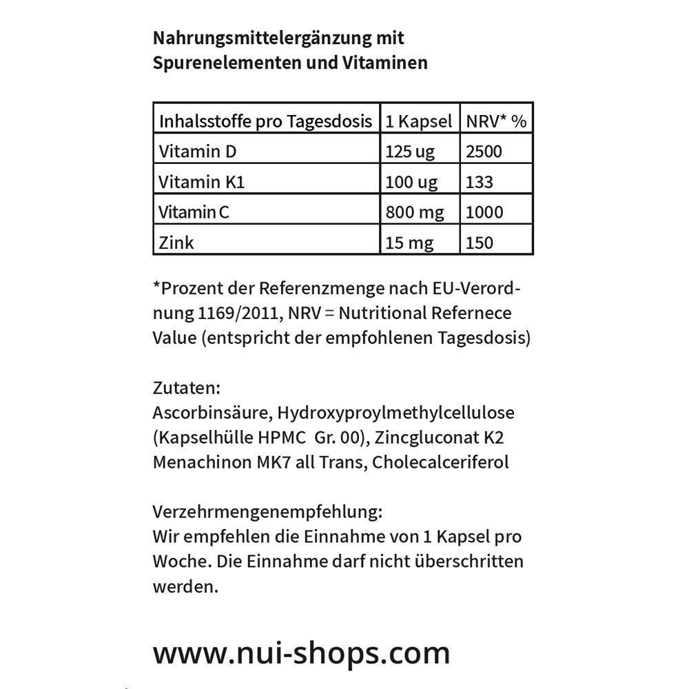 NUI Immunbooster 3x60 St Kapseln