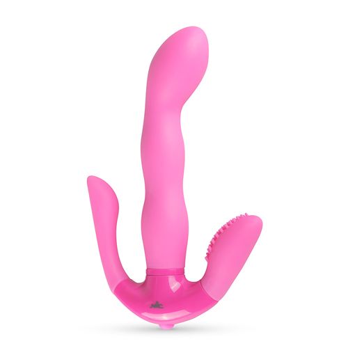 G-Punkt Vibrator 'Proposition“ | Mit Klitoris- und Anus Reizarm, 3-Stufen-Vibration | Sweet Smile
