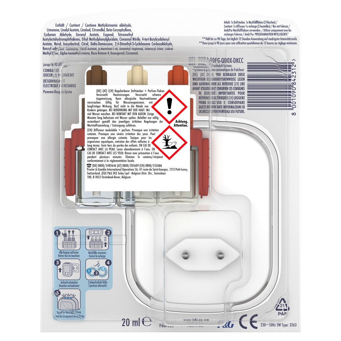 Febreze Lufterfrischer 3Volution Duftstecker Starter-Kit Weihnachtsedition  1 St - SHOP APOTHEKE